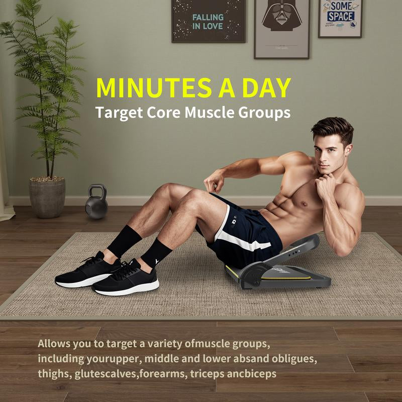 Ziwwvy Abdominal Fitness Equipment Multifunctional Sit-Up Assistant Abdominal Exercise Equipment Home Gym Fitness Equipment