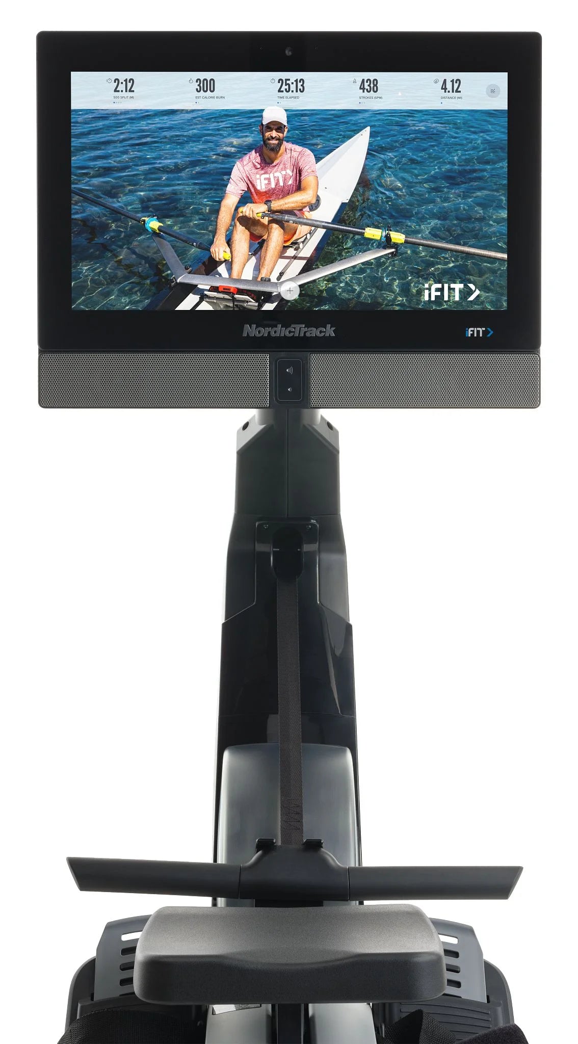 RW900; Ifit-Enabled Rower with 22 Inch Pivoting Touchscreen