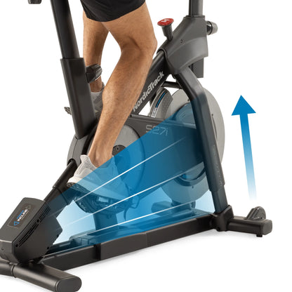Commercial Series S27I; Ifit-Enabled Indoor Exercise Bike with 27 Inch Pivoting Touchscreen and Incline/Decline Functionality