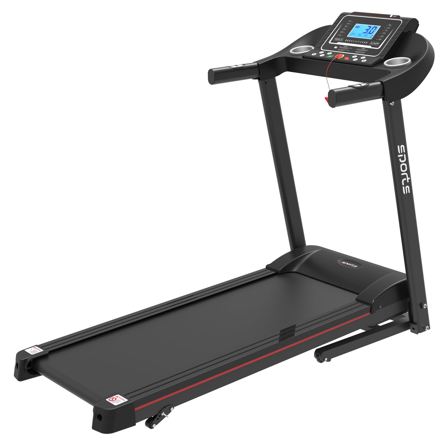 Home Foldable Treadmill with Incline, Folding Treadmill for Home Workout, Electric Walking Treadmill Machine 5" LCD Screen 250 LB Capacity MP3