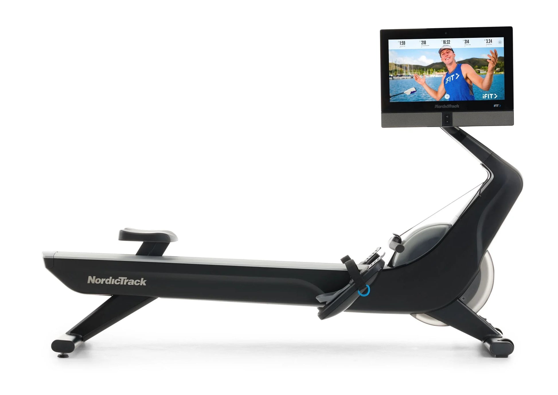 RW900; Ifit-Enabled Rower with 22 Inch Pivoting Touchscreen