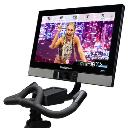 Commercial Series S27I; Ifit-Enabled Indoor Exercise Bike with 27 Inch Pivoting Touchscreen and Incline/Decline Functionality
