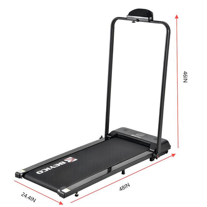 2-In-1 Walking Mat Treadmill with Remote Control for Obese People Desktop Treadmill with Stand Low Noise under Table Treadmill Wheels for Easy Movement Folding Treadmill, Portable at 6.2 MPH Suitable for Home and Office Use